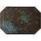 Ekena Millwork Felix Ceiling Medallion, Hand-Painted Bronze Blue Patina, 25 1/4"W x 17 1/4"H x 1 3/4"P CM25FEBBS - alternate 1